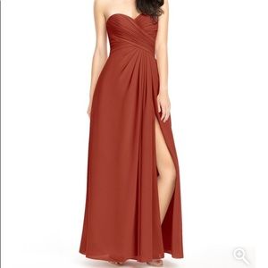 Azazie Strapless Bridesmaid dress